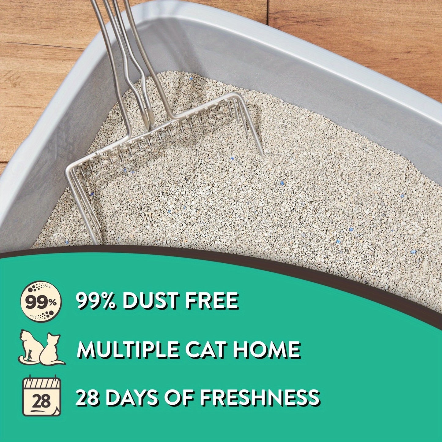 2 pack Scoopable Cat Litter