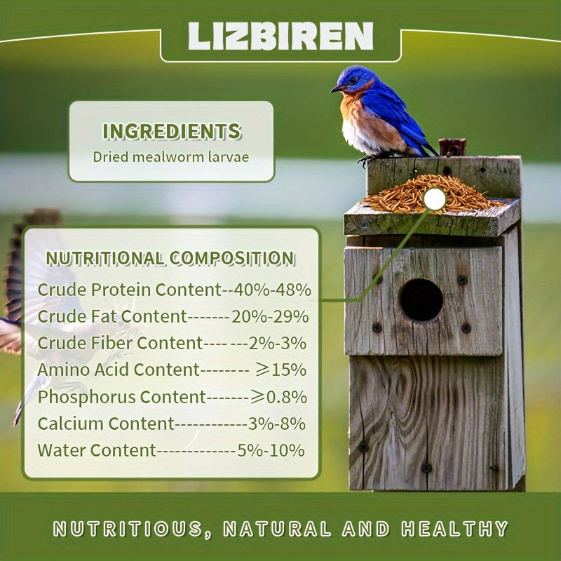 Dry Bread worm Larvae Bird Feed