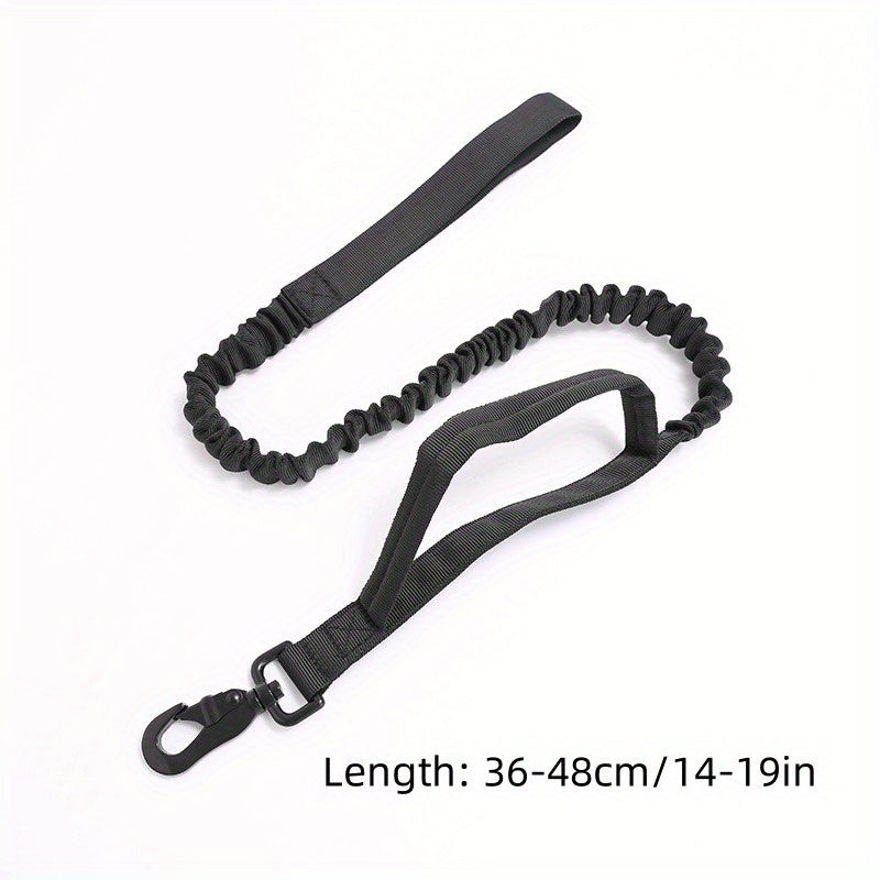 Heavy-Duty Tactical Dog Collar - Adjustable Nylon for Medium & Large Breeds