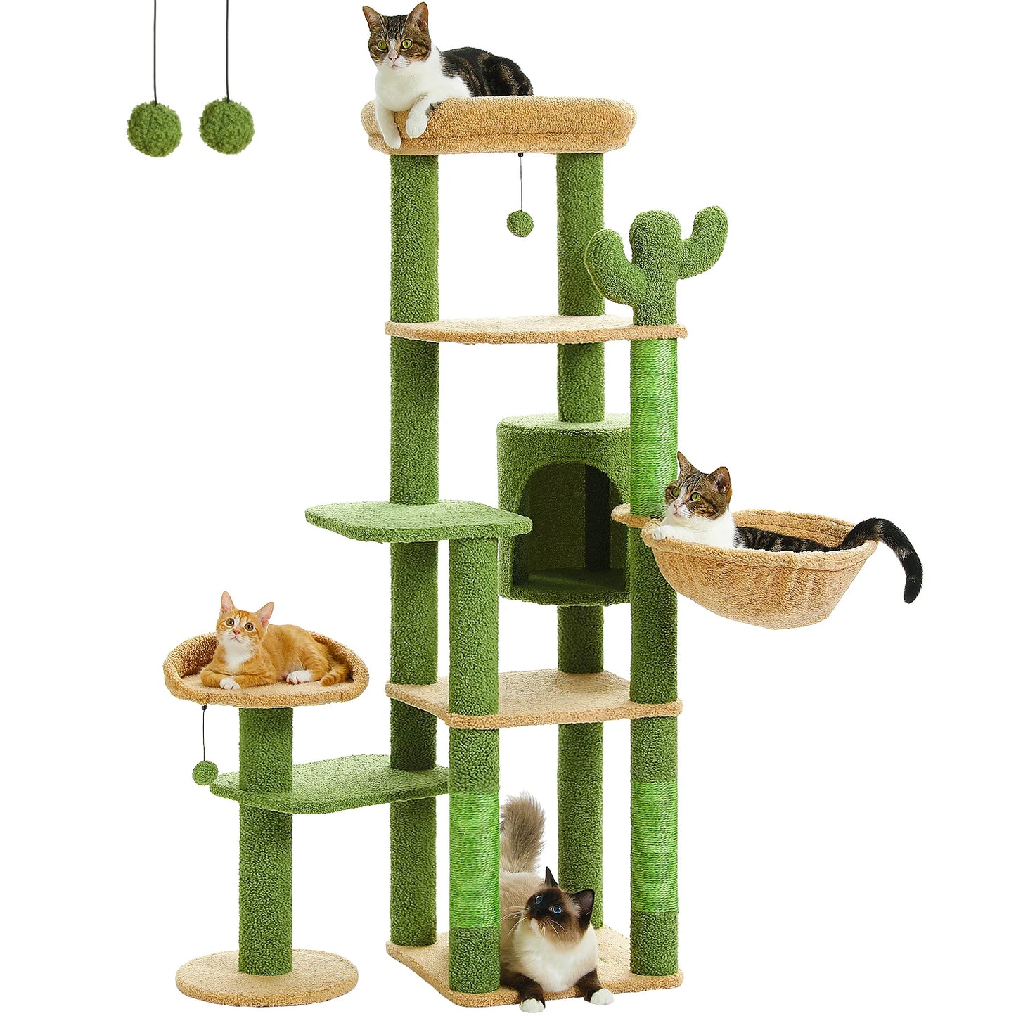 Large Cat Multi-Level Cat Tower