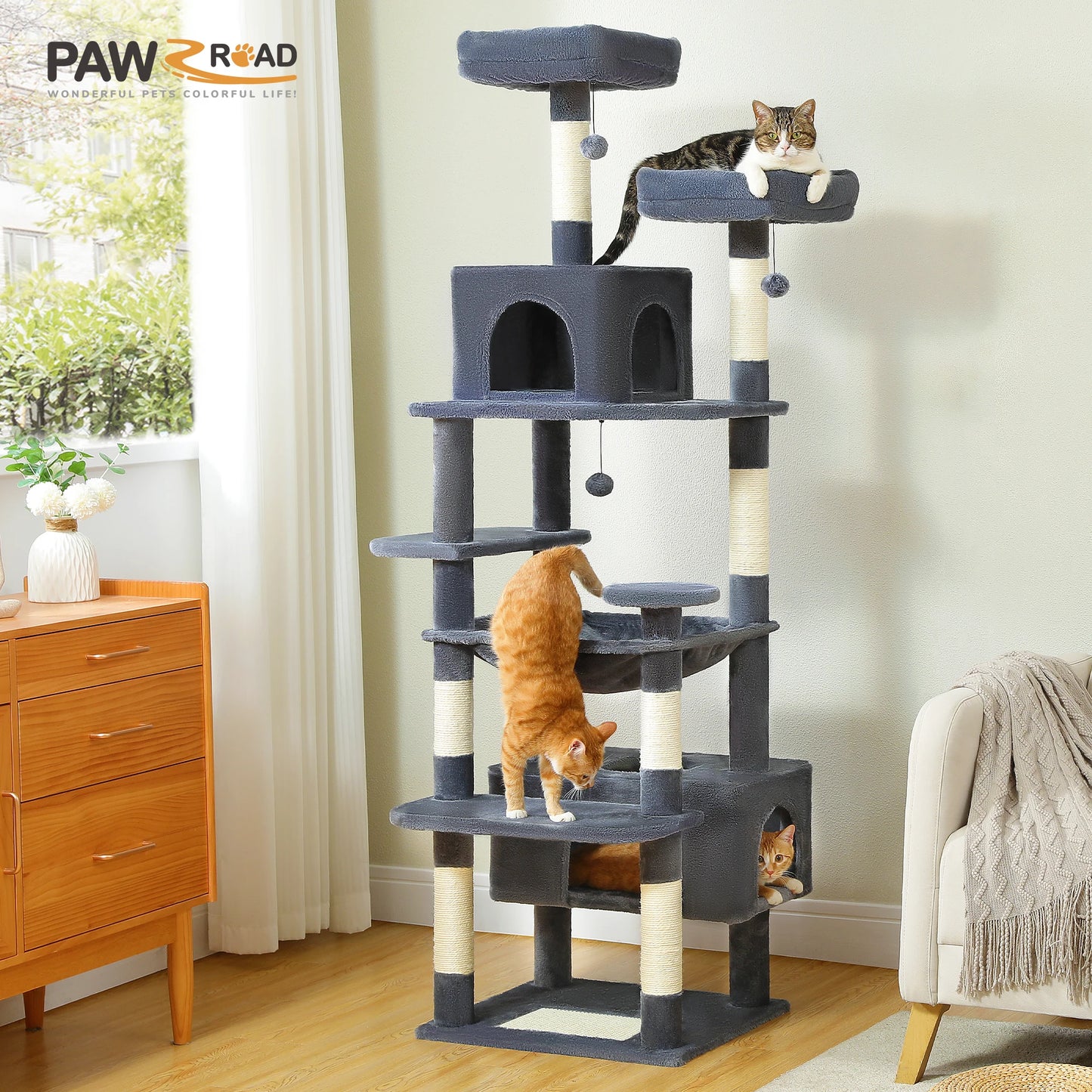 Large Cat Scratching Tower