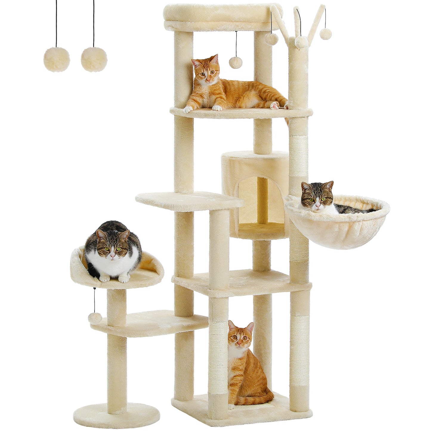 Large Cat Multi-Level Cat Tower
