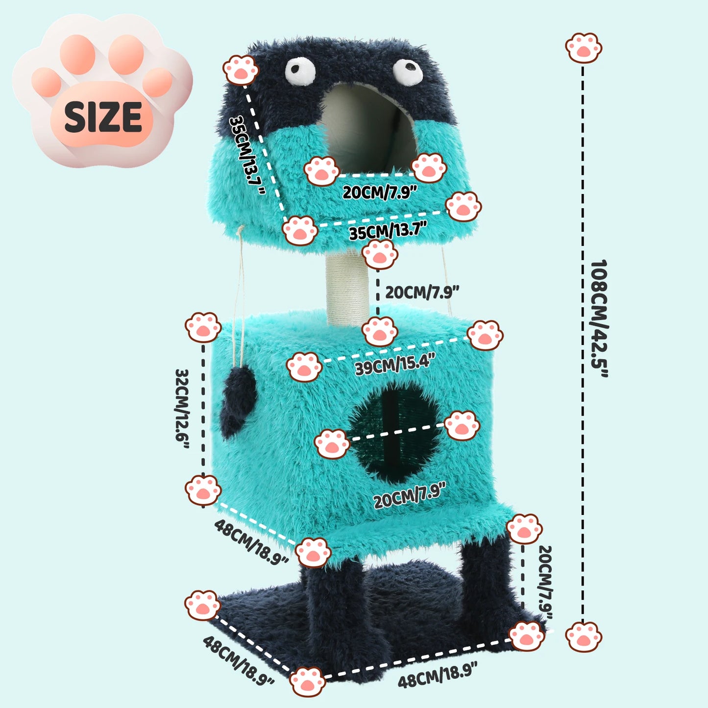 Cat Tree Tower Plush