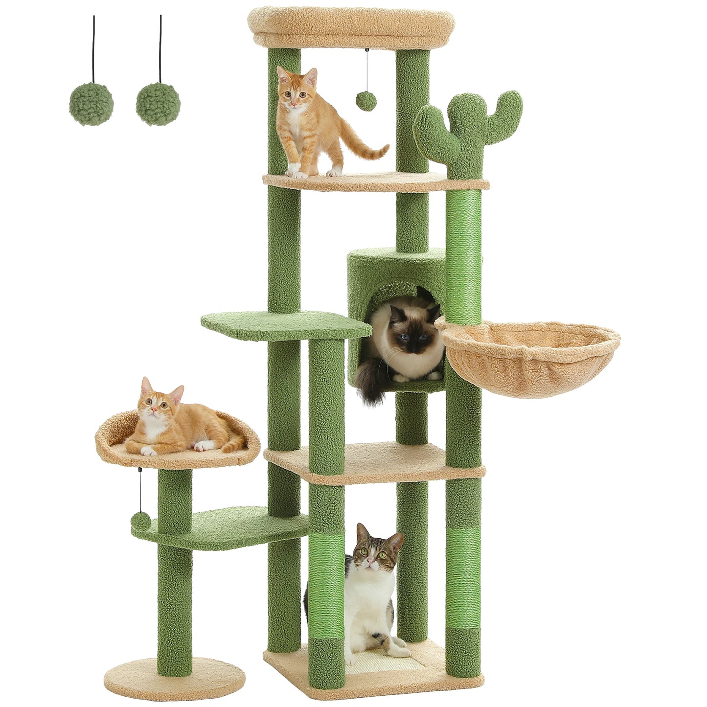 Large Cat Multi-Level Cat Tower