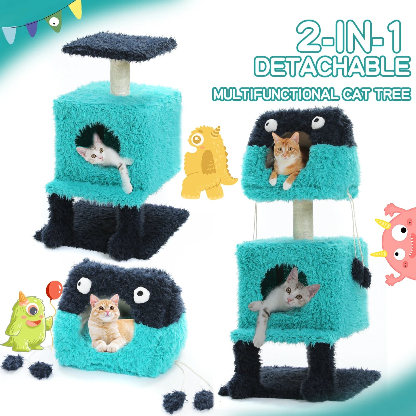 Cat Tree Tower Plush