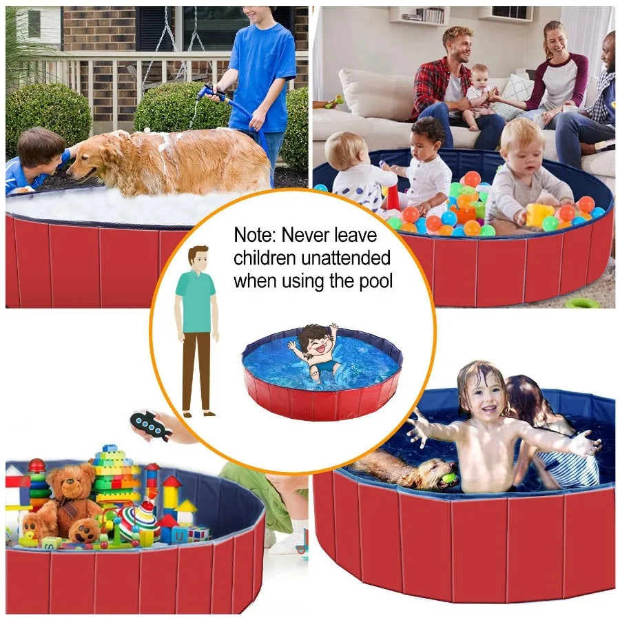 Foldable Pet Swimming Pool PVC Dog Swim Pool