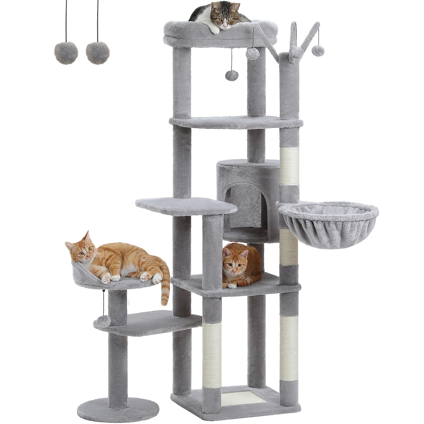 Large Cat Multi-Level Cat Tower