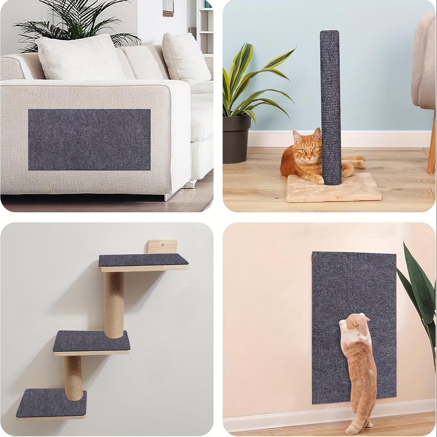 Trimmable Self-Adhesive Cat Scratching Board