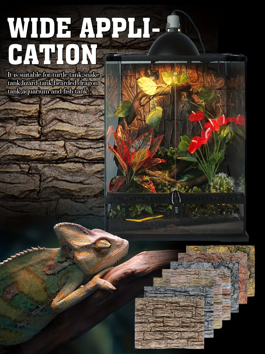 Rock Background Wall for Reptile, Amphibian, and Small Animal Habitats