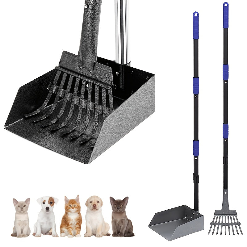 Stainless Steel Dog Pooper Scooper Set