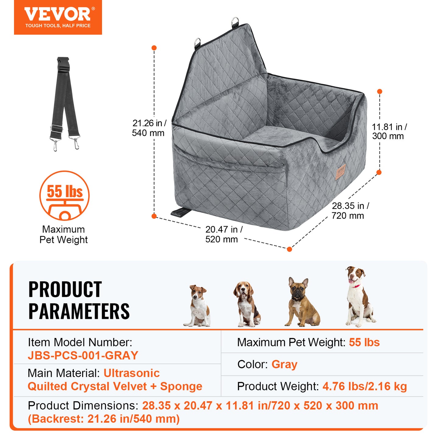 Dog Booster Car Seat