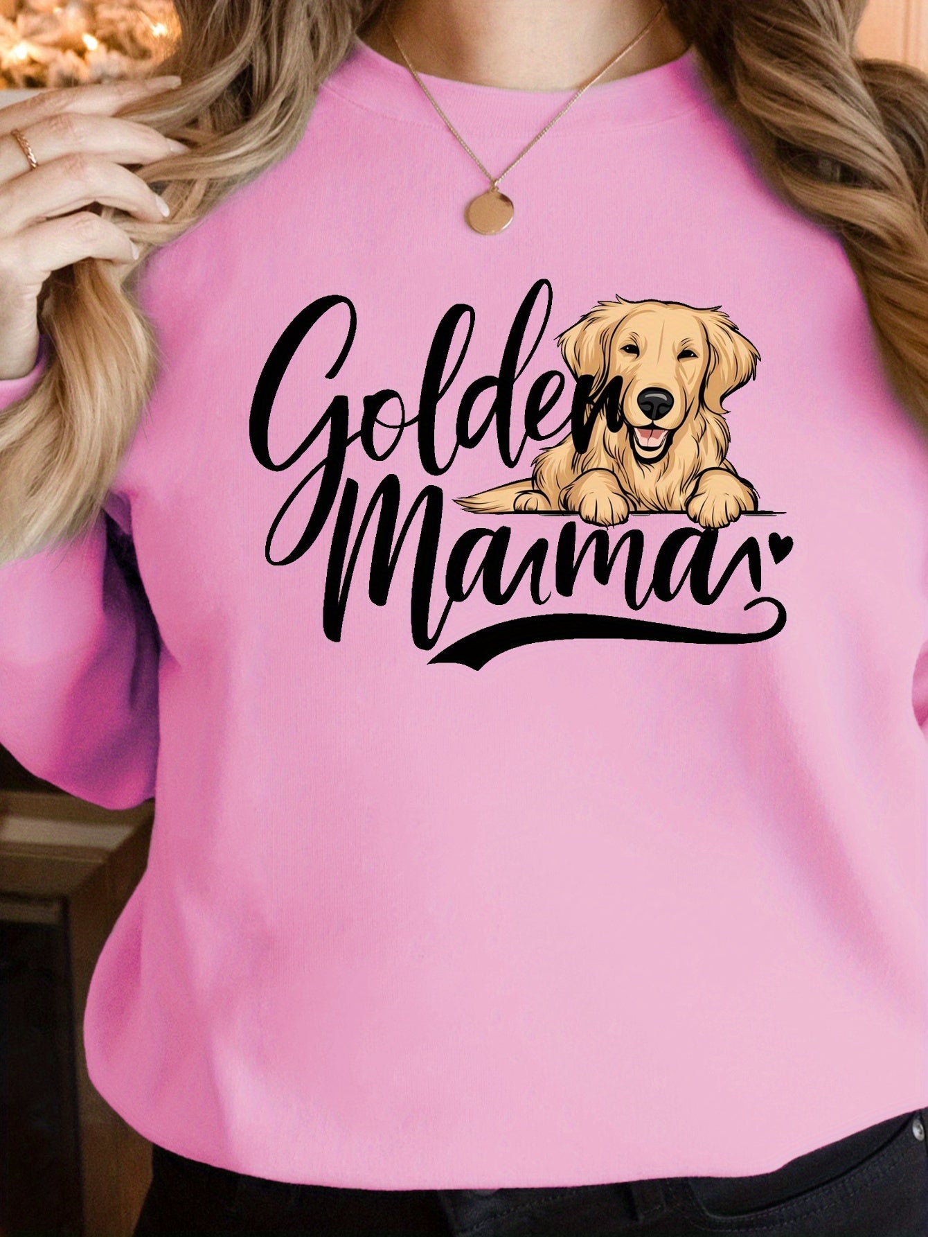 Mama Golden Retriever Women's sweatshirt