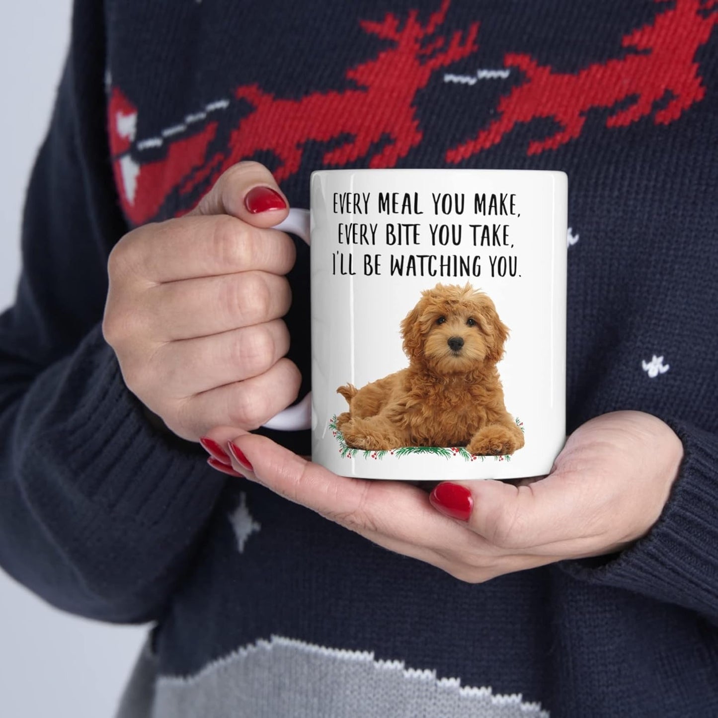 Funny Goldendoodle Red Golden Gifts, Coffee Mug, 11oz