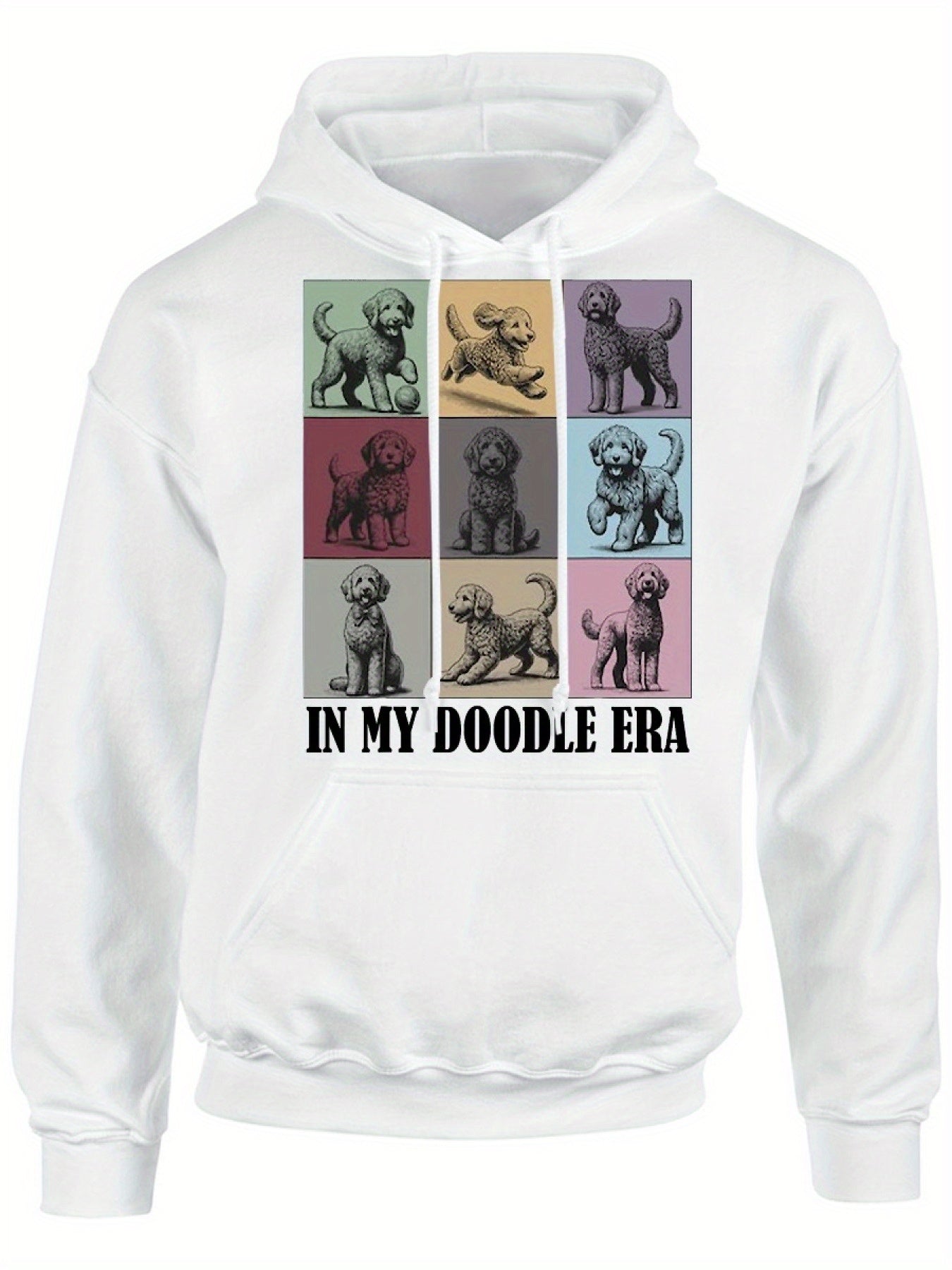 I'm In My Golden Doodle Era  Print Pullover Hoodie