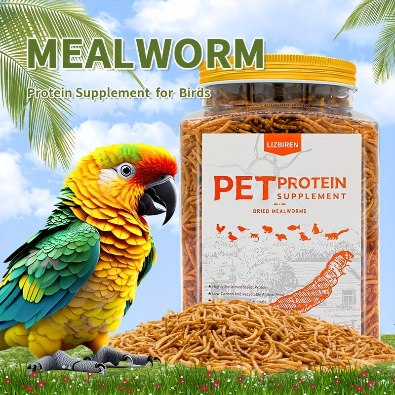 9oz Dry Breadworm Larvae Bird Feed Rich In High protein