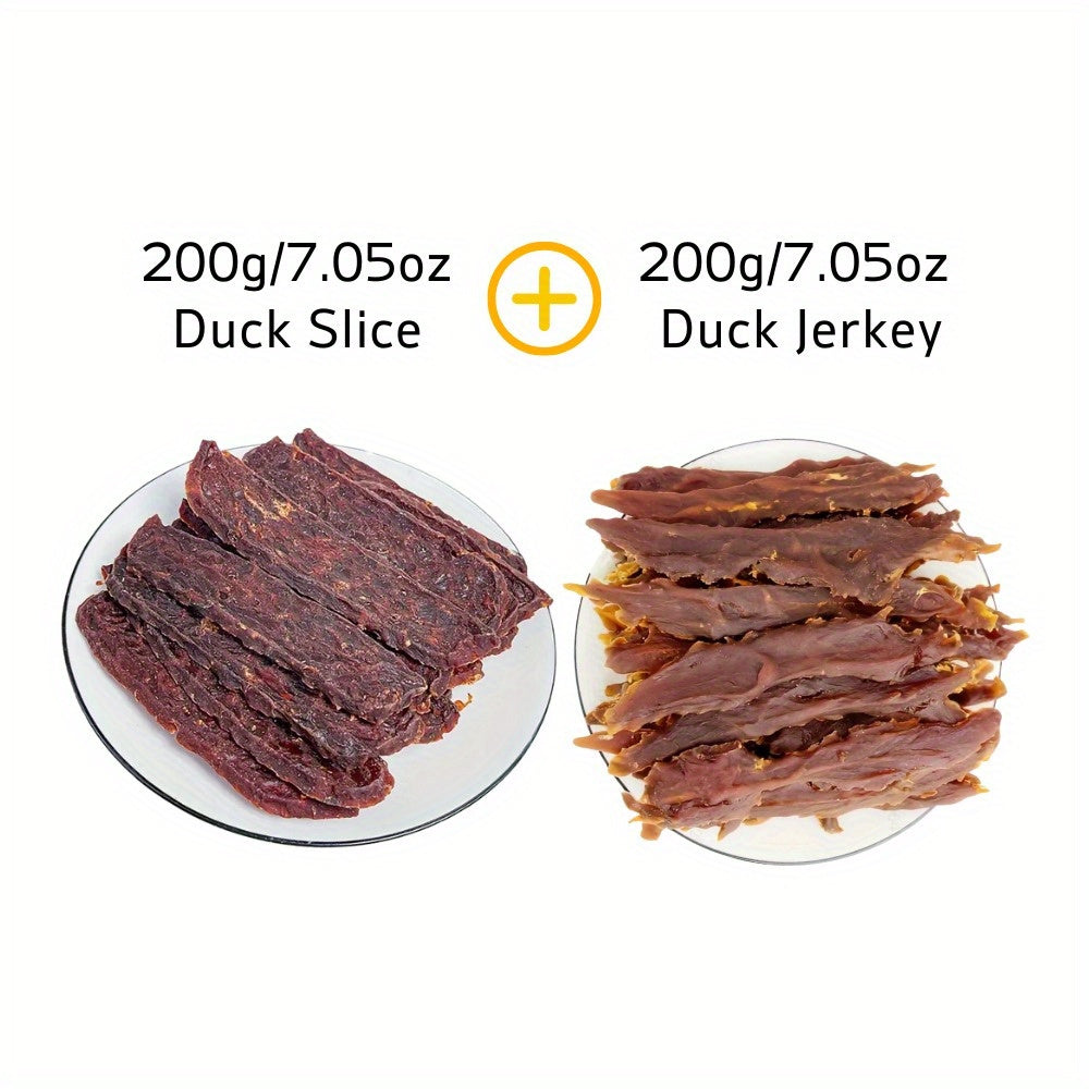 Mixed Flavor Series: Duck Slice, Chicken Milk Stick, Duck Milk Stick, Chicken Jerky, Dog Chews
