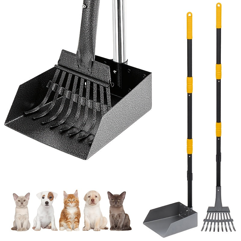 Stainless Steel Dog Pooper Scooper Set