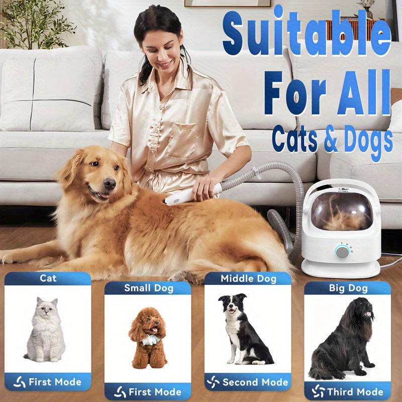 Pet Grooming Kit And Dog Hair Vacuum Cleaner