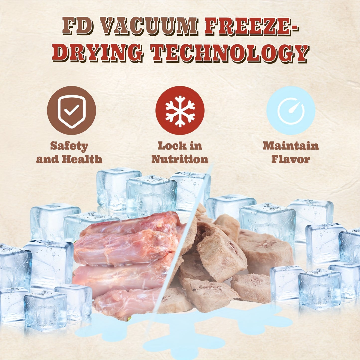 Freeze Dried Pet Food Chicken Neck