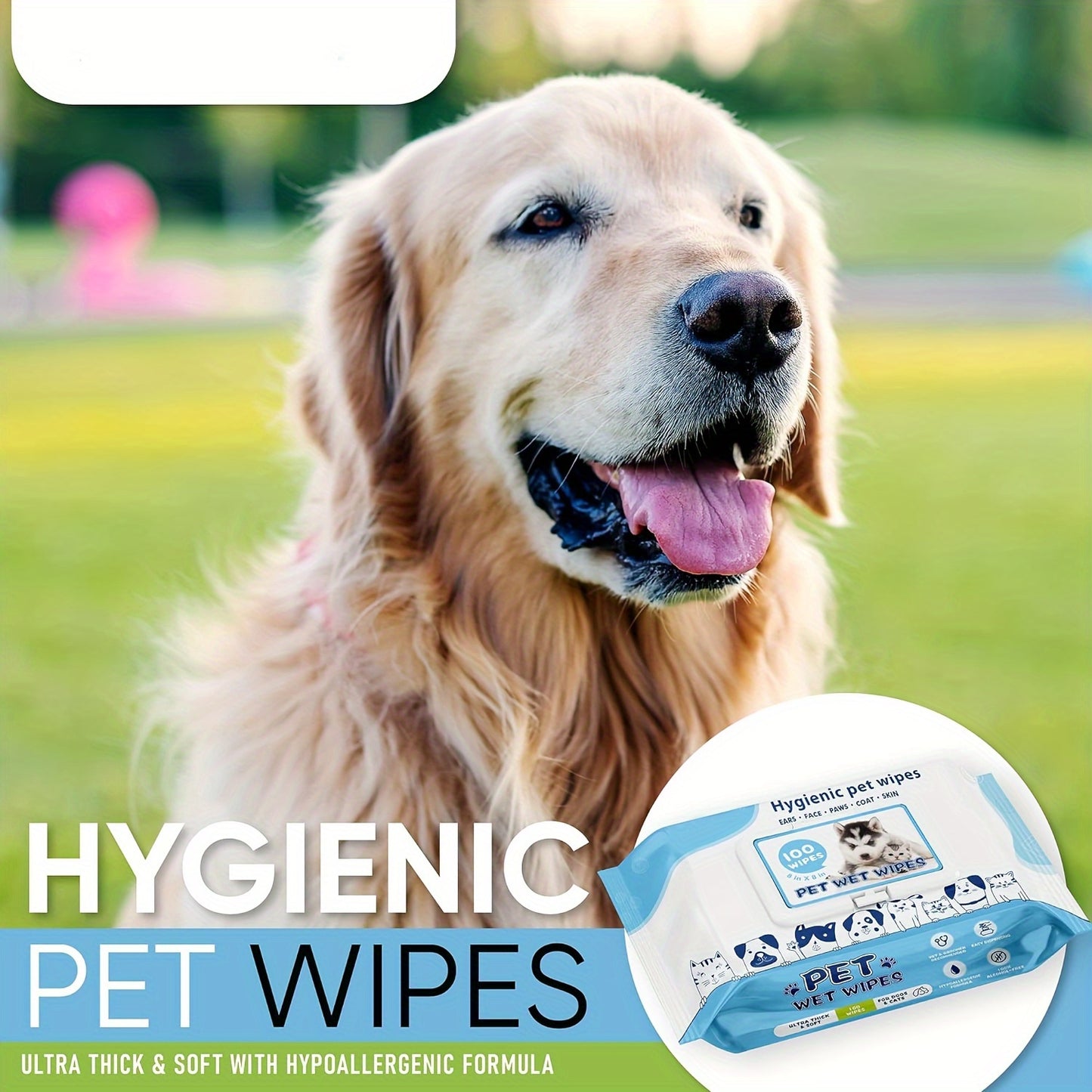 400Pcs Ears, Face, and Skin, Ideal Pet Wipes for Dogs & Cats