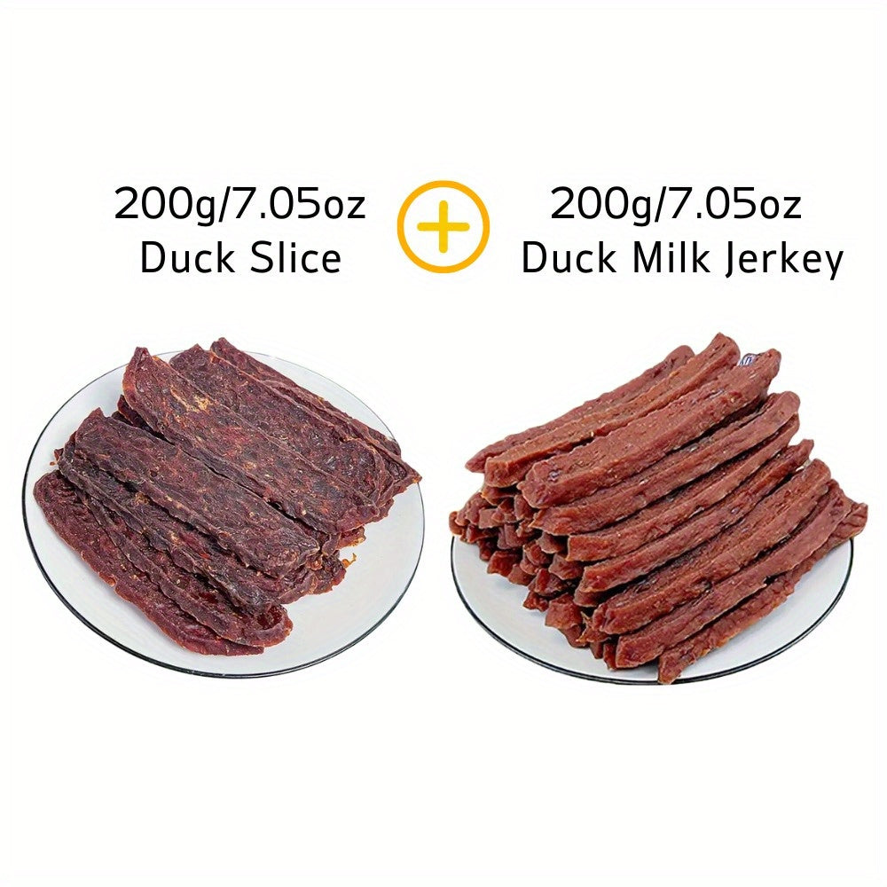 Mixed Flavor Series: Duck Slice, Chicken Milk Stick, Duck Milk Stick, Chicken Jerky, Dog Chews