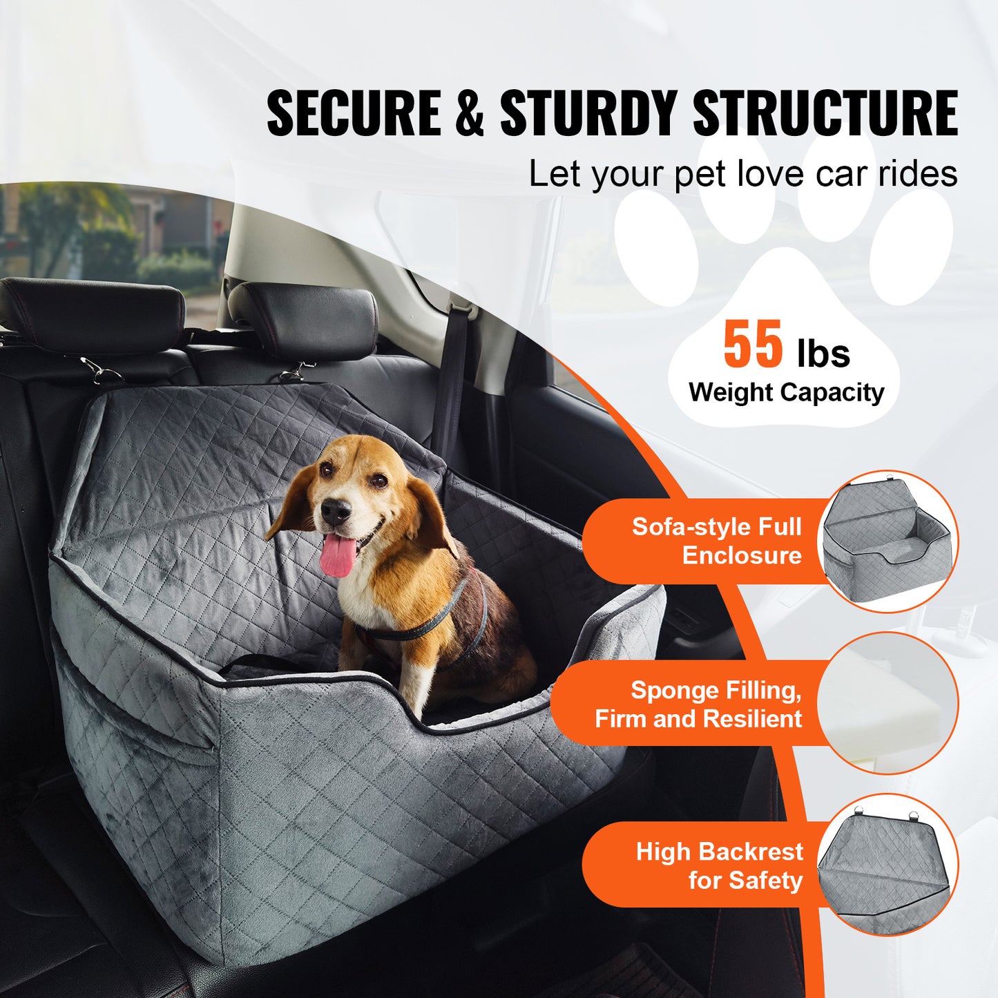 Dog Booster Car Seat