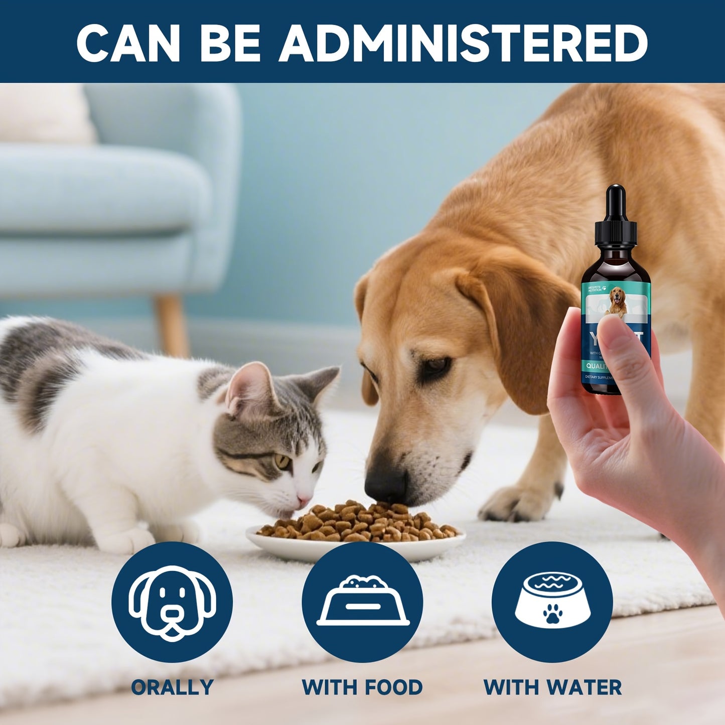 Natural Yeast Health Drops for All Dogs & Cat