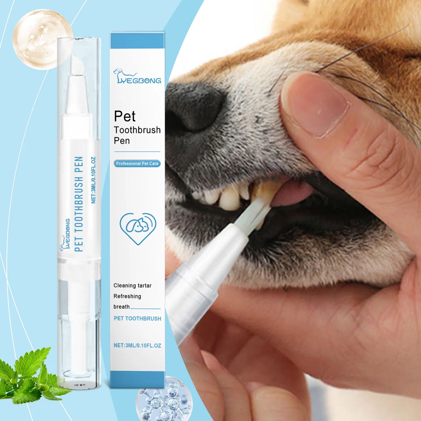 1PC Dog Cat Pet Teeth Cleaning Pen