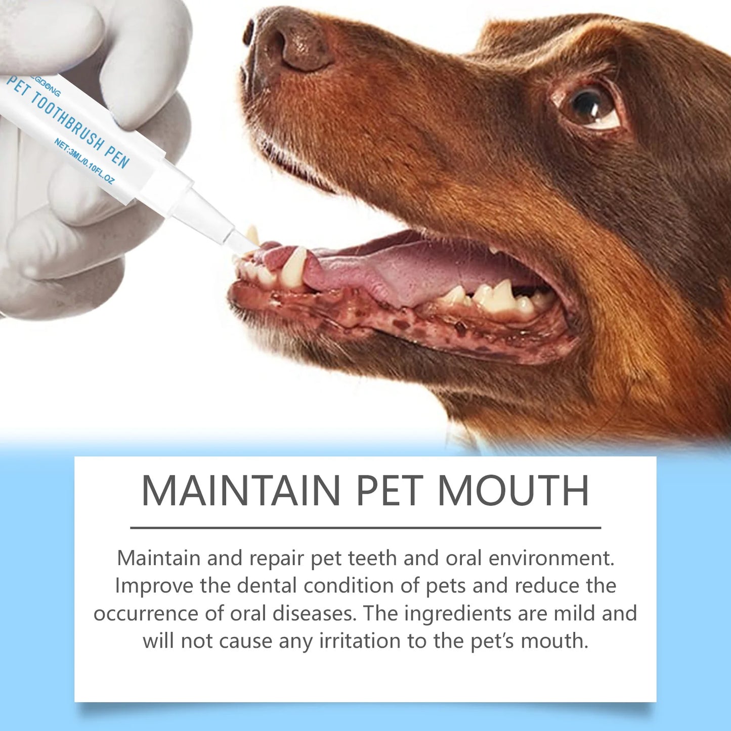 1PC Dog Cat Pet Teeth Cleaning Pen
