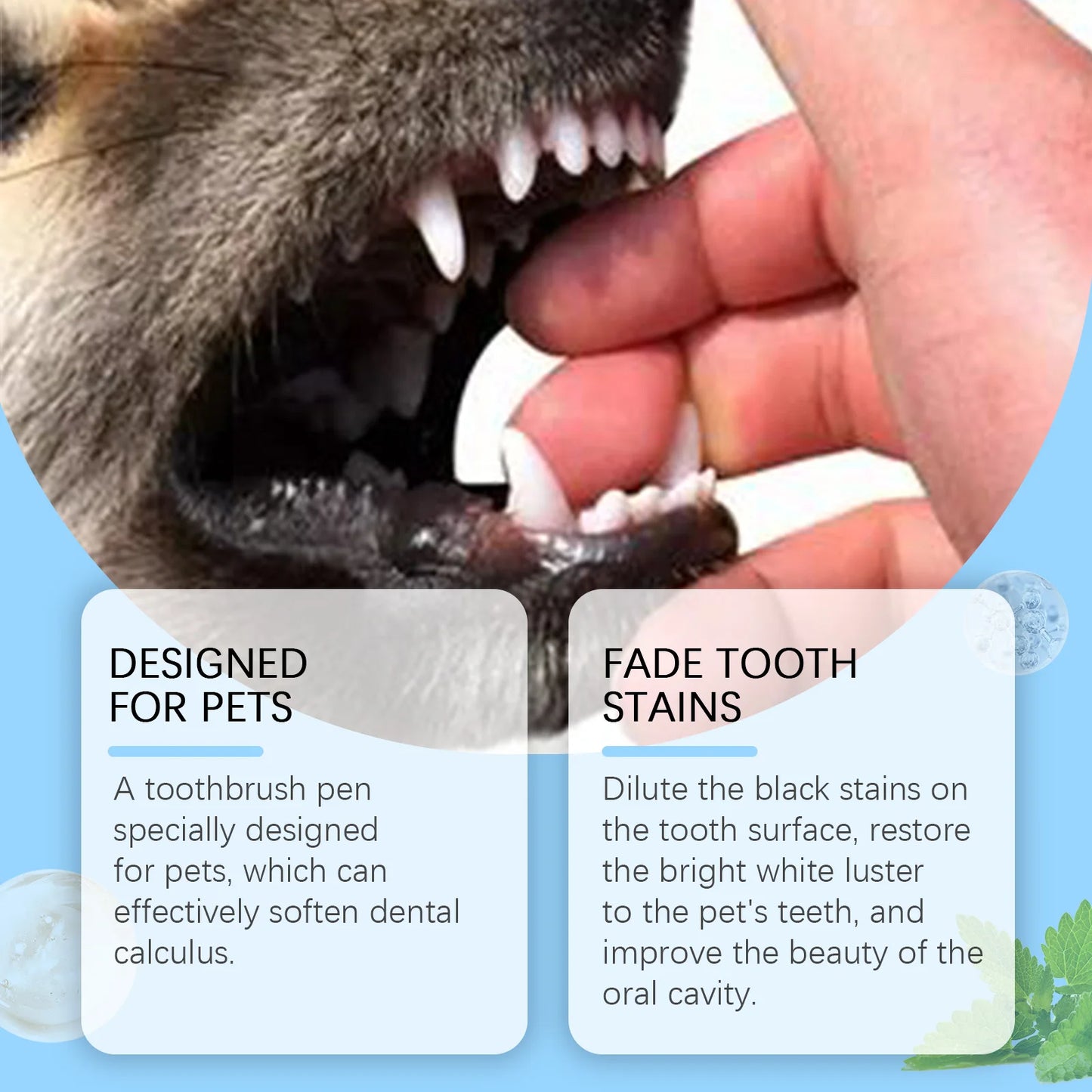 1PC Dog Cat Pet Teeth Cleaning Pen