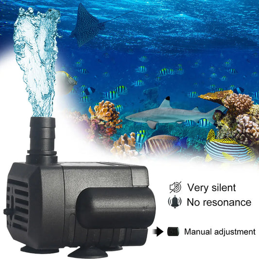 USB DC 5V Submersible Water Fountain Pump Filter Fish Pond