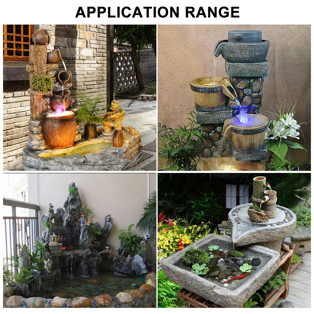 USB DC 5V Submersible Water Fountain Pump Filter Fish Pond