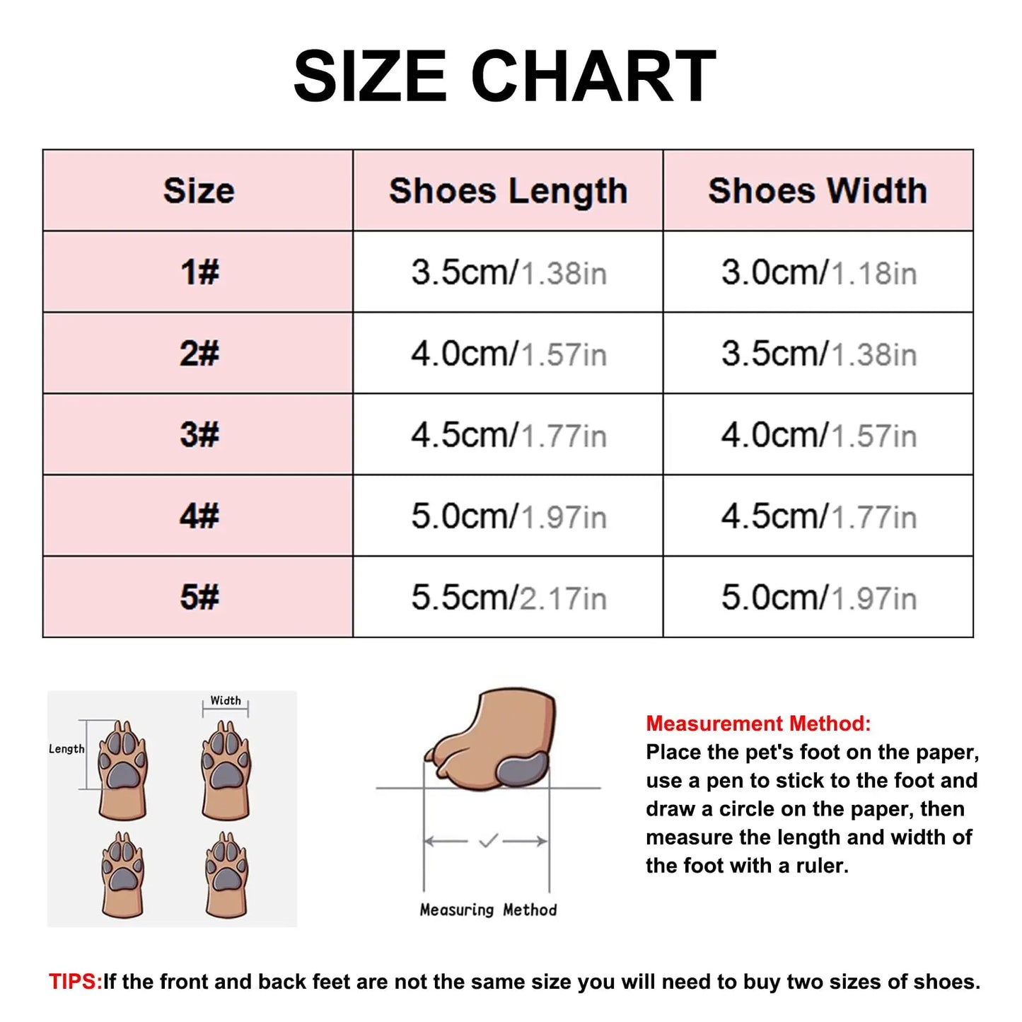 Anti-Slip Paw Protector Shoe, Waterproof
