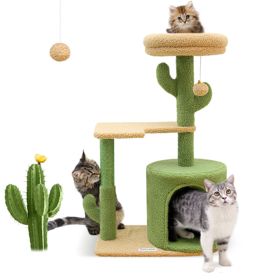 Cat Scratching Tree Small Cactus