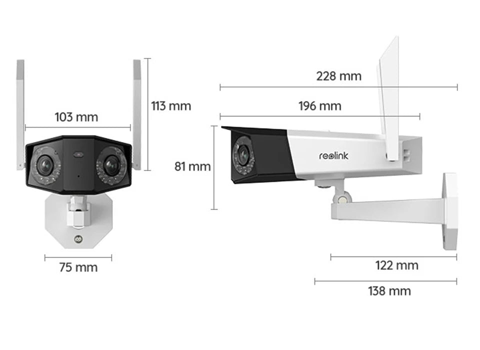 8MP 4K Duo 2 WiFi Outdoor Waterproof camera