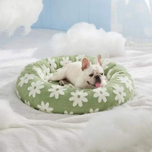 Donut Small Bed for Dogs & Cats Calming