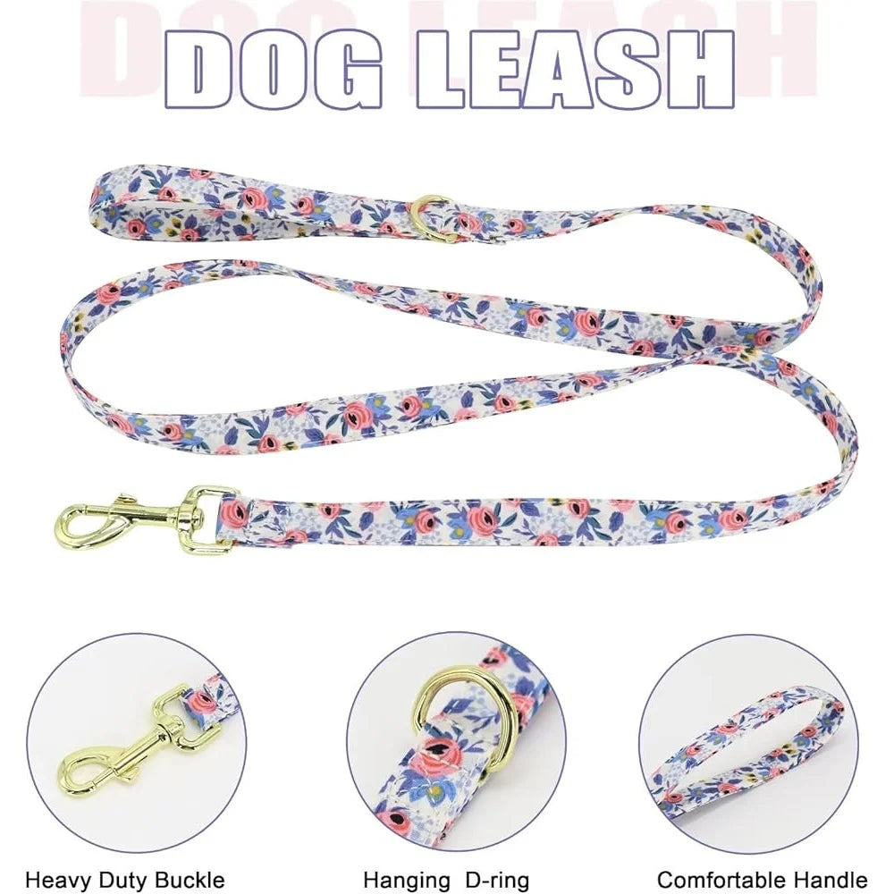 Dog Harness Leash Collar Set