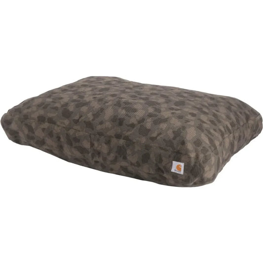 Camo Canvas Pet Bed With Water-Repellent