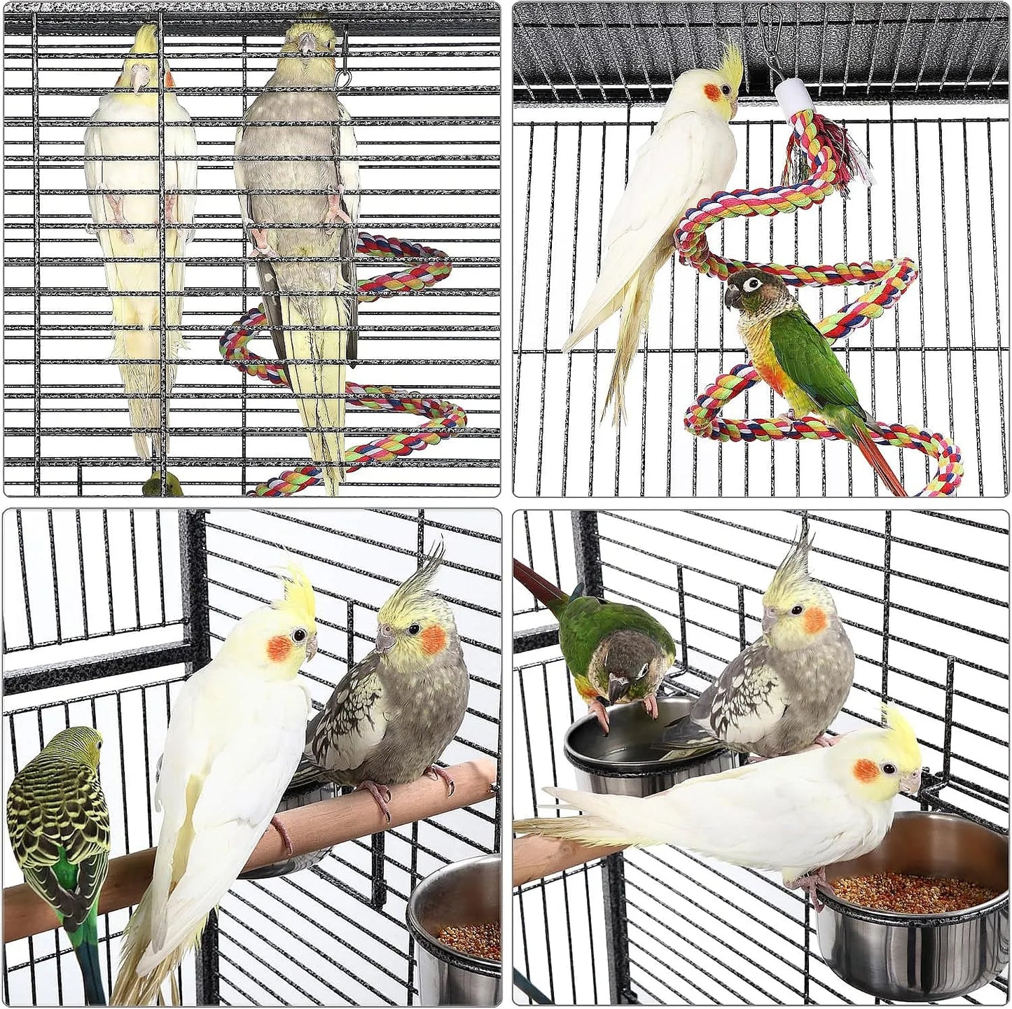 69" Play Top Bird Cage with Rolling Stand