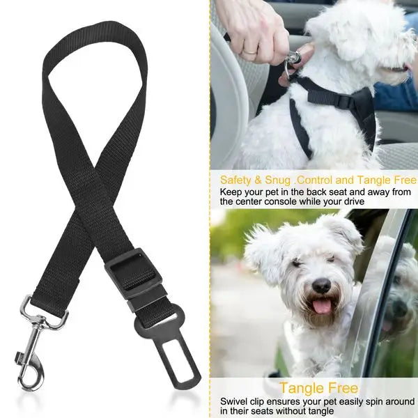 Dog Seat Belt Leash Adjustable