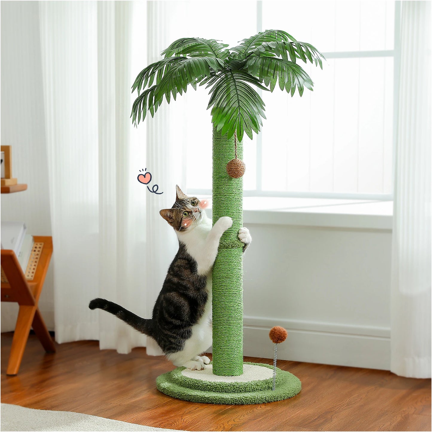 Palm Tree Cat Scratcher for Large Cats