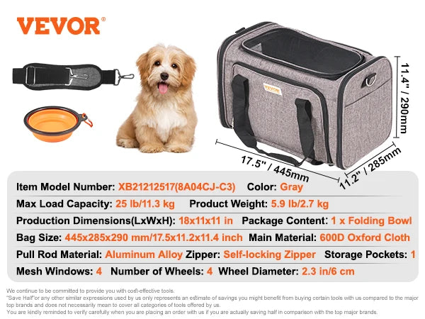 Pet Cat Carrier Backpack