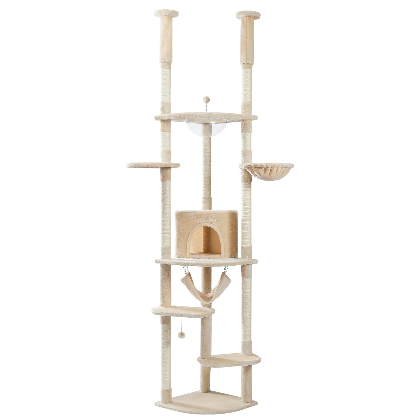 Floor to Ceiling Cat Tree Adjustable