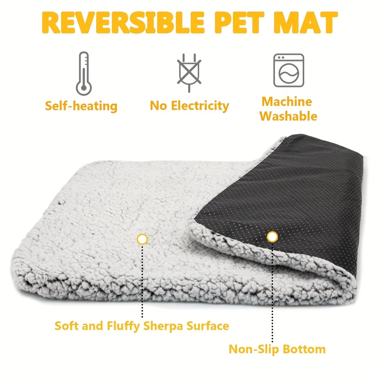 Winter Self-Heating Pet Pad Blanket