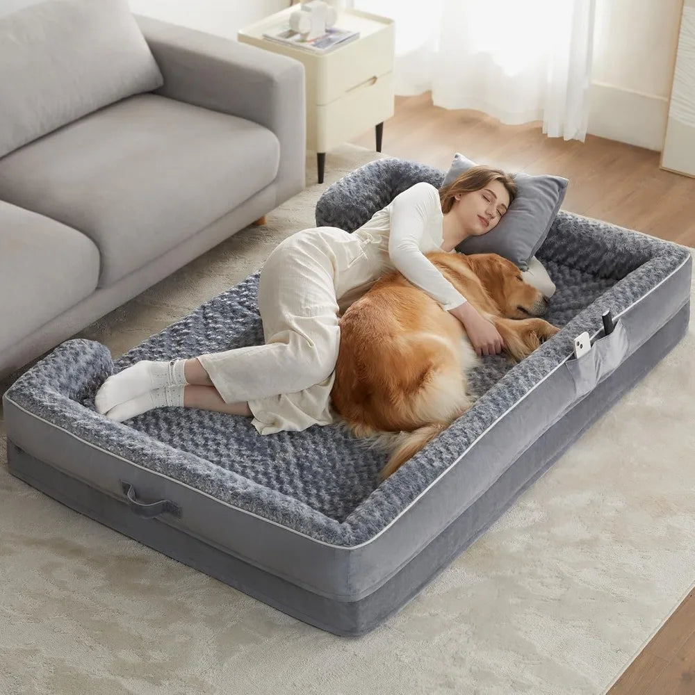 Human Dog Bed for People Adults, Washable