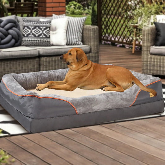 Orthopedic Dog Bed Memory Foam Pet Sofa Couch