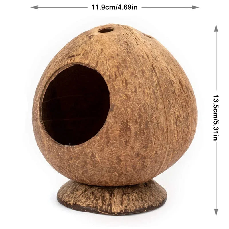 Natural Small Pet Coconut Cages