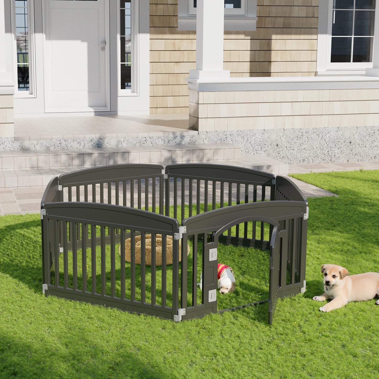 Plastic Dog Playpen 6 Panel