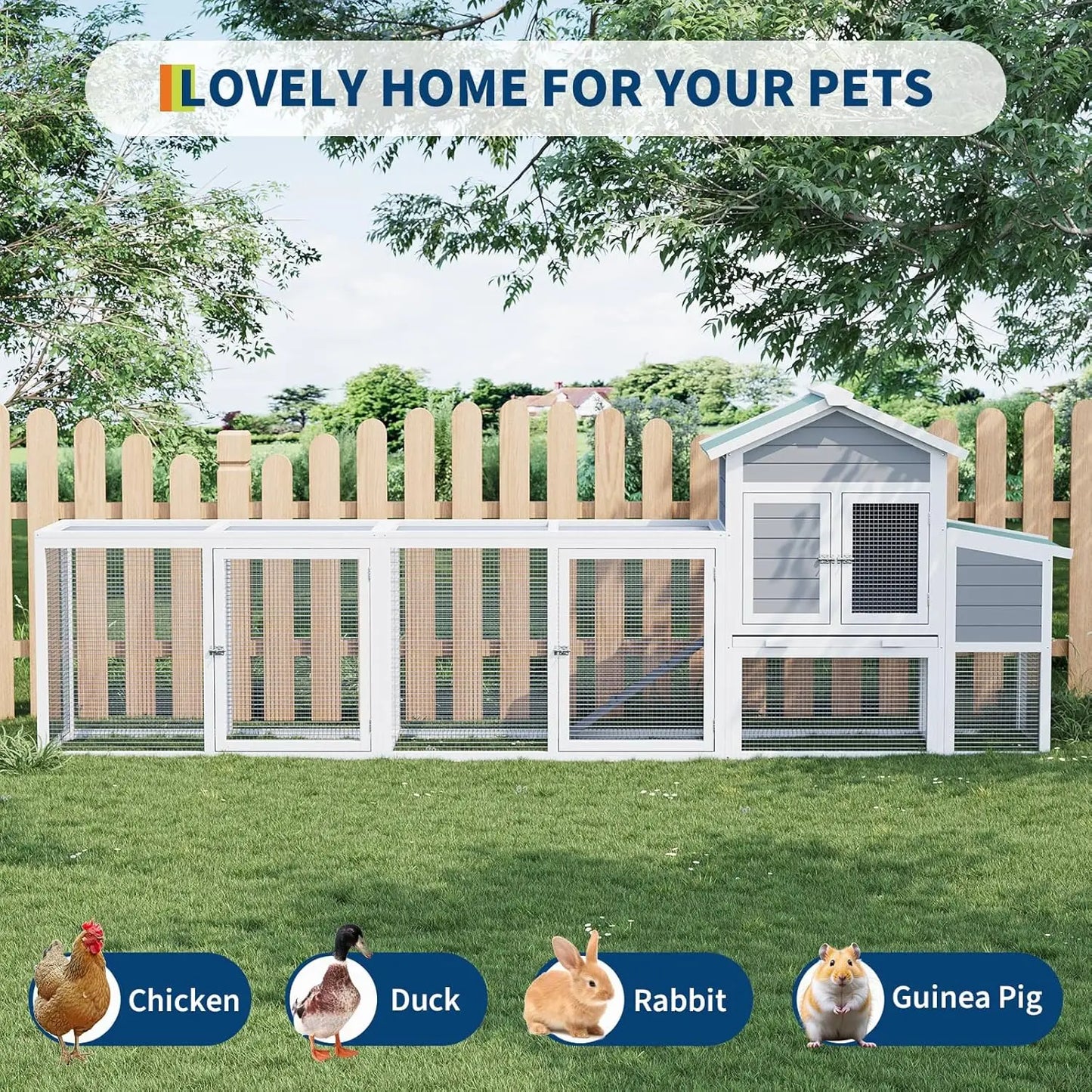 Weatherproof  Multi-Pet Hen House