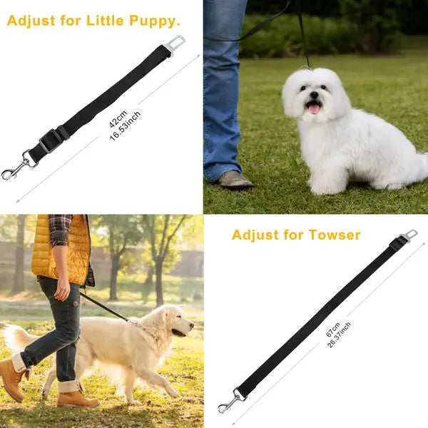 Dog Seat Belt Leash Adjustable
